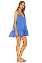 view 2 of 4 St Tropez Ruffle Mini Dress in Moroccan Blue
