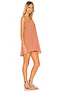 view 2 of 3 St Barts Low Back Mini Dress in Salmon
