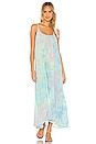 view 1 of 3 Tulum Low Back Maxi Dress in Pisces Tie Dye