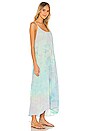 view 2 of 3 Tulum Low Back Maxi Dress in Pisces Tie Dye