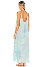 view 3 of 3 Tulum Low Back Maxi Dress in Pisces Tie Dye