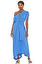 view 1 of 3 Moonstone Off Shoulder Caftan With Belt in Moroccan Blue
