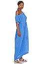 view 2 of 3 Moonstone Off Shoulder Caftan With Belt in Moroccan Blue