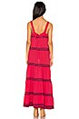 view 3 of 3 Sayulita Tier Maxi Dress in CHERRY RED