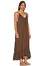 view 2 of 3 Paloma Maxi Dress in Chocolate