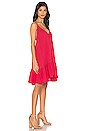 view 3 of 4 St Tropez Ruffle Mini Dress in Cherry Red