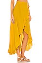 view 2 of 4 Solana Wrap Skirt in Honey