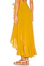 view 3 of 4 Solana Wrap Skirt in Honey