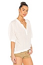 view 2 of 4 Biarritz Puff Sleeve Top in White