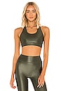 view 1 of 4 Front Row Bra in Olive Shine