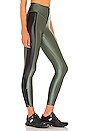 view 2 of 4 LEGGINGS ULTRA HIGH RISE ZIP FRONT in Faded Army & Black