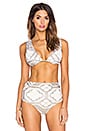 view 1 of 4 Embroidered Bikini Top in Ceara