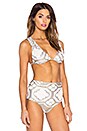view 2 of 4 Embroidered Bikini Top in Ceara