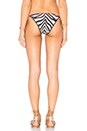 view 3 of 4 Zebra Print Side Tie Bikini Bottom in Zebra Com Listra