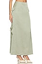view 2 of 4 Double Pocket Maxi Skirt in Sage