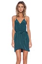 view 1 of 4 Lavinia Mini Dress in Forest Green