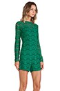 view 2 of 5 Colarin Lace Jumpsuit in Gem Green