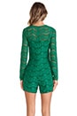 view 3 of 5 Colarin Lace Jumpsuit in Gem Green