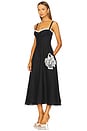 view 2 of 4 Bustier Maxi Dress in Black