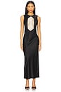 view 1 of 3 Camariñas Lace Silk Dress in Black
