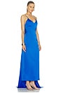 view 2 of 3 Fitted Sheath Dress With Removable Train in Ultramarine Blue