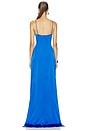view 4 of 3 Fitted Sheath Dress With Removable Train in Ultramarine Blue