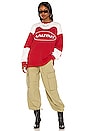 view 5 of 5 SWEAT AALIYAH in Red & White