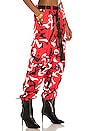 view 2 of 4 PANTALON HOT LIKE FIRE in Red Multi