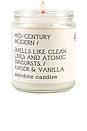 view 1 of 2 Mid-century Modern Glass Jar Candle in 
