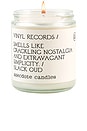 view 1 of 2 Vinyl Records Glass Jar Candle in 