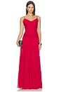 view 1 of 3 Delphina Dress in Red