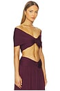 view 2 of 4 Alessia Top in Plum