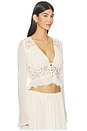 view 2 of 5 Alessandra Top in Cream