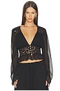 view 1 of 4 Alessandra Top in Black