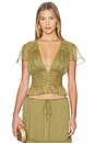 view 1 of 4 Sabrina Top in Pistachio