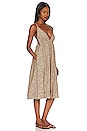 view 2 of 3 Gabrielle Dress in Espresso Leopard