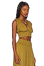 view 2 of 4 Bri Top in Olive Green