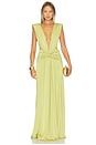 view 1 of 4 ROBE MAXI SADE in Green