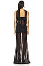 view 4 of 4 VESTIDO LARGO DE TUL in Ebony