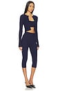 view 3 of 4 ENSEMBLE EN MAILLE JUDE in Navy