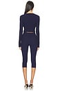 view 4 of 4 ENSEMBLE EN MAILLE JUDE in Navy