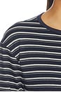 view 5 of 4 ENSEMBLE PANTALON EMBER in Navy & Grey Stripe