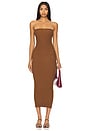 view 1 of 3 ENSEMBLE TOP ET JUPE MAXI GRACIE in Dark Camel