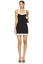 view 1 of 3 Rosalyn Halter Mini Dress in Black & White