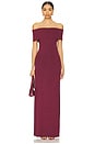 view 1 of 3 SIENNA ドレス in Oxblood