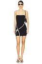 view 1 of 3 Giana Mini Dress in Black & White