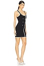 view 2 of 3 Alma Mini Dress in Black & White