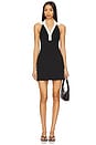 view 1 of 3 Monica Halter Dress in Black & White