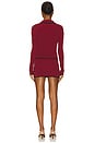 view 3 of 3 Hollis Skirt Set in Burgundy