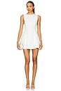 view 1 of 3 Sonya Flare Mini Dress in White
